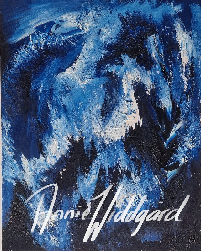 Oljemålning Ishavet av Annie Widdgård