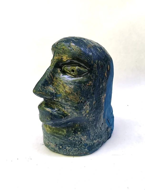 Skulptur Totem IIIII (gubbe)  3500 kr av Gertrud Alfredsson