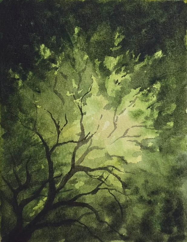 Akvarell Verdure av Annie Widdgård