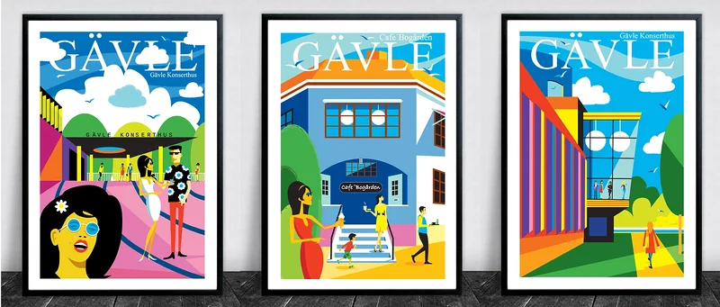 Gefle iconographica av Ola Carlberg