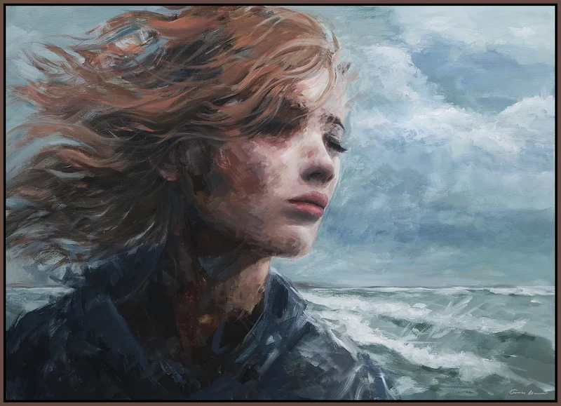 Akrylmålning Whispers of the Wind av Tomas Hammar