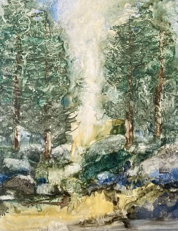 Akvarell Texturrik av Märith Sovin