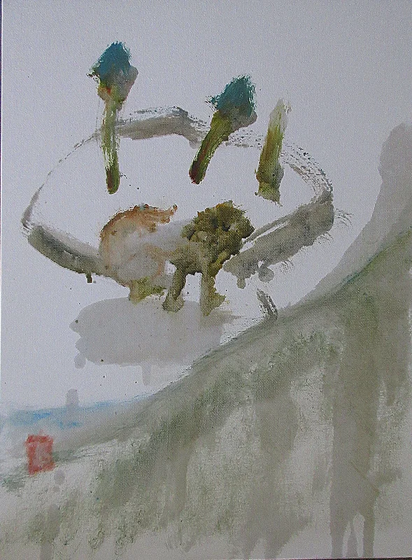 Oljemålning Februari av Jan Söderman