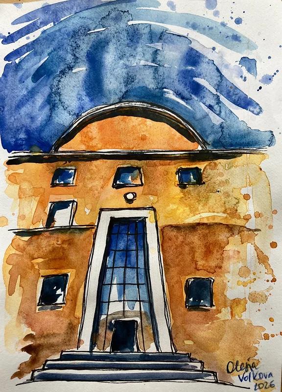 Stadsbiblioteket i Stockholm av Olesia Volkova