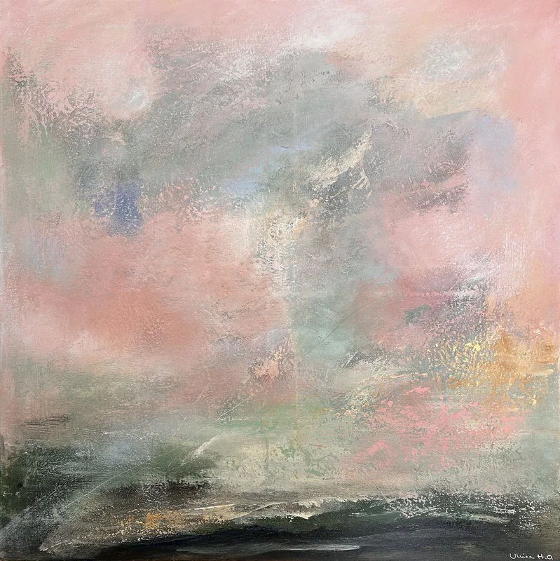 Akrylmålning Stilla ro av Ulrica Halling Olsson_art Stockholm