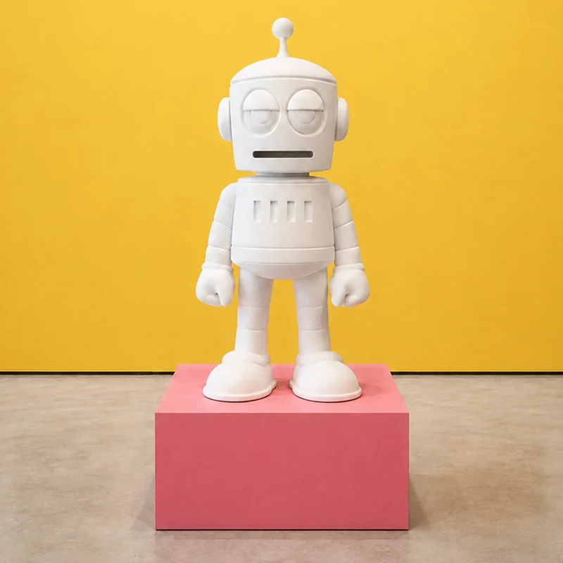 Skulptur ROBO PROTOTYPE - UNIT 01 av ERM Emanuel Ringborg Mankert