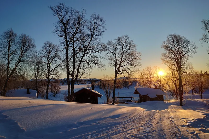 Tidig morgon i Jämtland av Ann Edström Stork