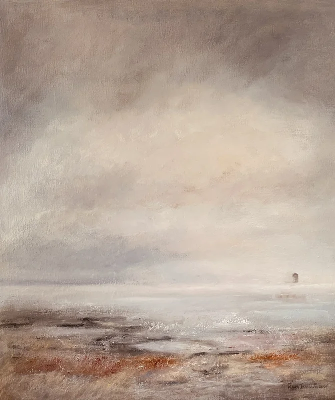 Oljemålning November av Ruth Fomin Persson