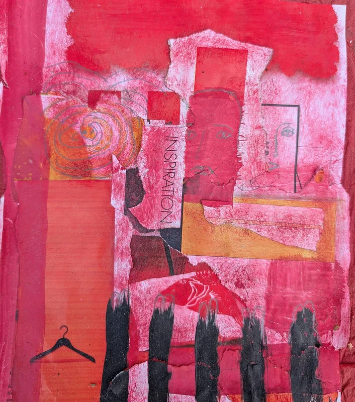 Meditation in red av Maria Landi