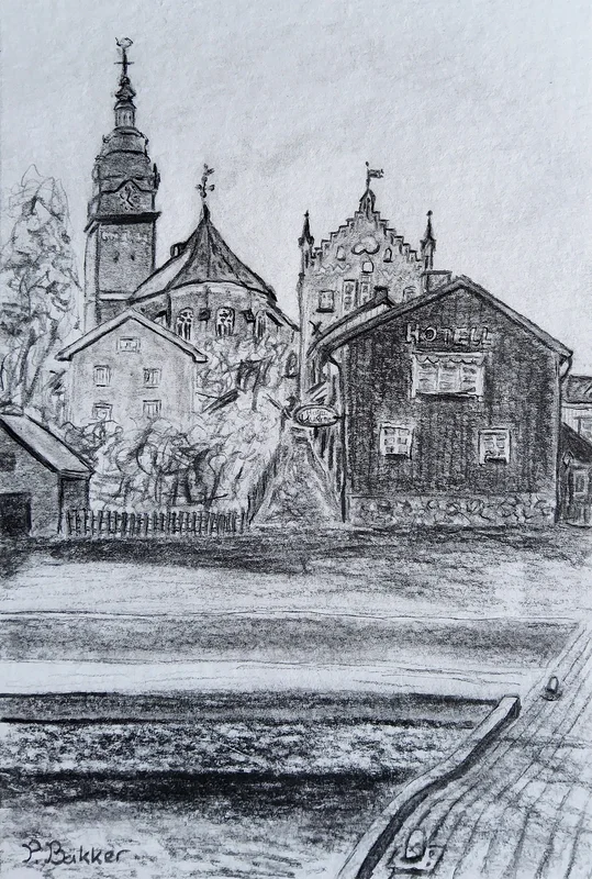 Mini Strängnäs vy 1 av Paula Bakker