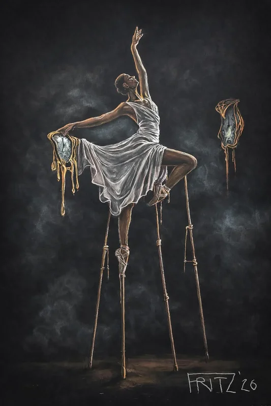 Dance with Dali`s help av Aleksandar Novakovic