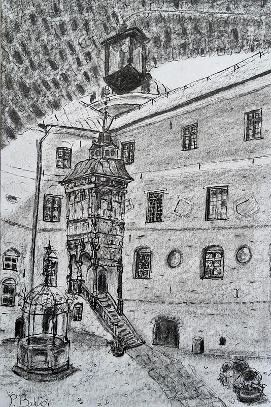 Gripsholms slott mini teckning 1 av Paula Bakker
