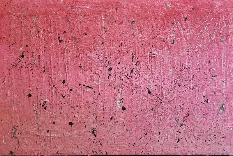 Akrylmålning Pink dream av Sandra Petersson