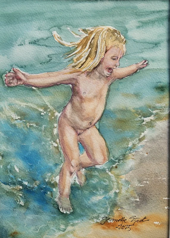 Akvarell av Jeanette Sjödin