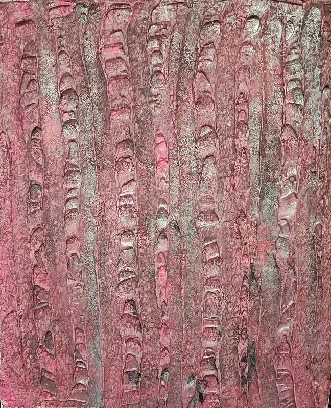 Akrylmålning Snakeskin av Sandra Petersson