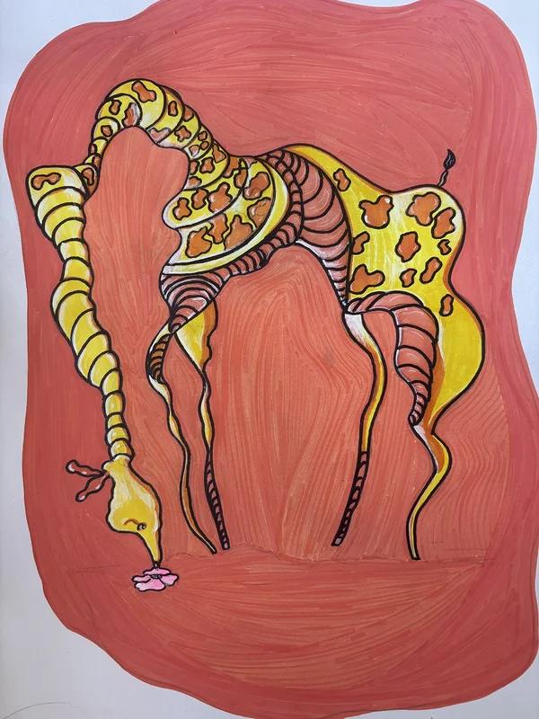 Krumelurgiraff av Emma Eivergård