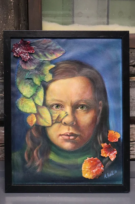 Akrylmålning Autumn av Anastasia Ball