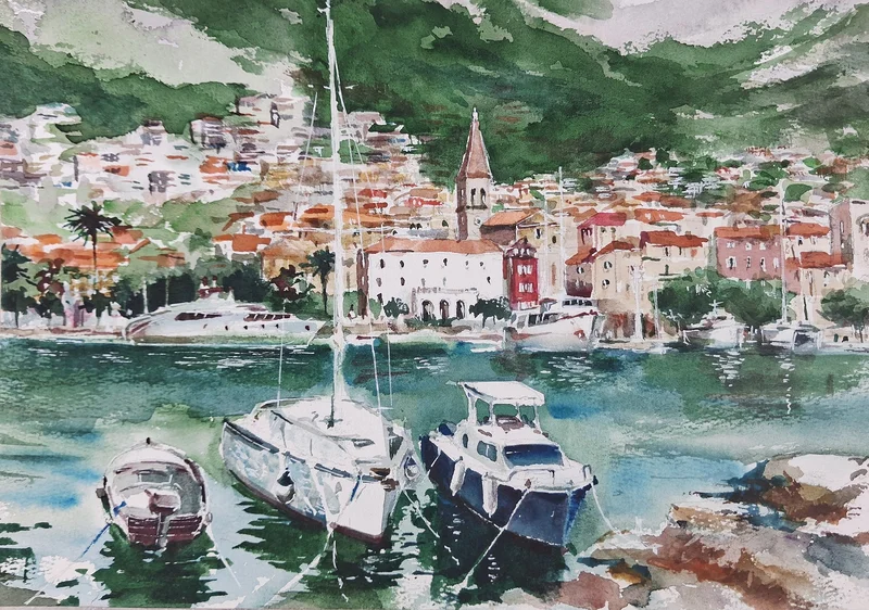Makarska av Jugoslav Pavic