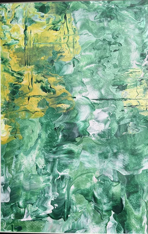 Akrylmålning Skogen av Ann-Christin (Acmpainting) Martinsson