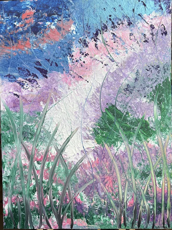 Akrylmålning Snåret av Ann-Christin (Acmpainting) Martinsson