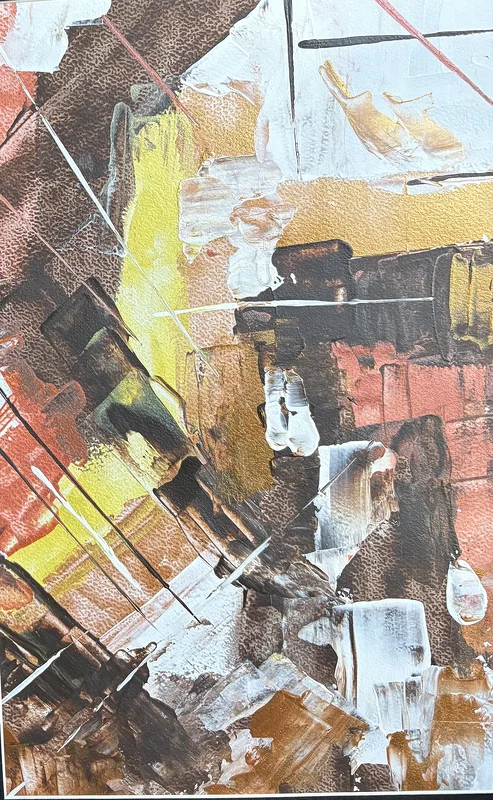 Akrylmålning Ljuset av Ann-Christin (Acmpainting) Martinsson