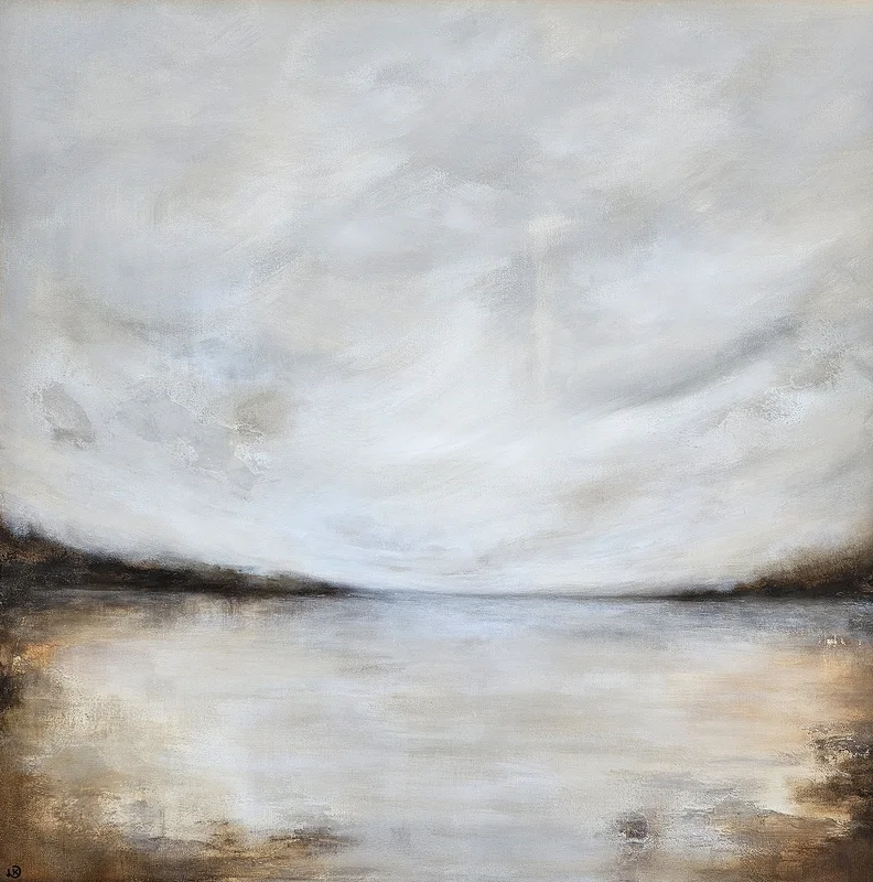 Akrylmålning Enjoy the silence av Lena Karlsson