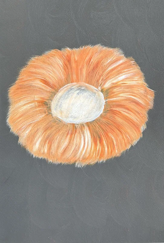 Akrylmålning Den ensamma blomman av Ann-Christin (Acmpainting) Martinsson