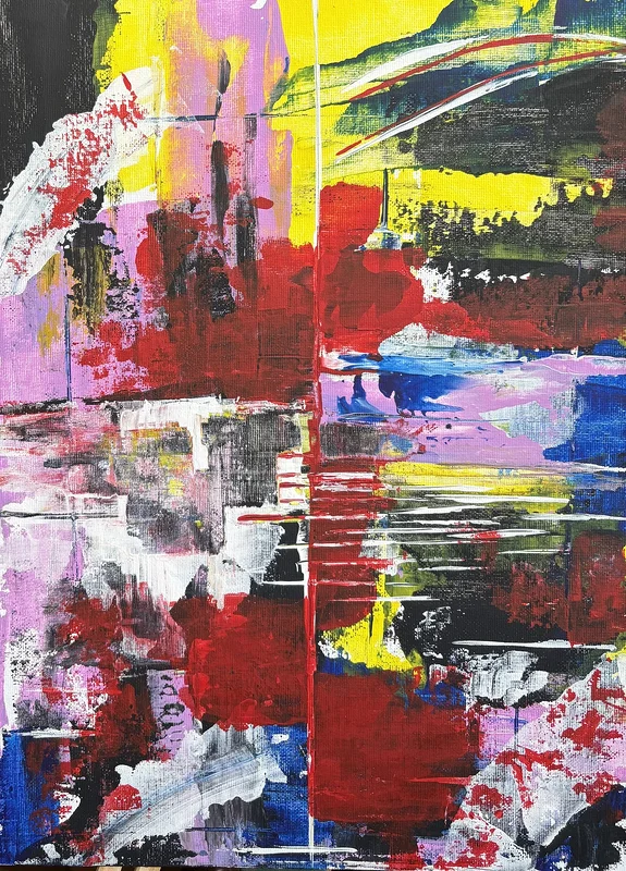 Akrylmålning Landskap av Ann-Christin (Acmpainting) Martinsson