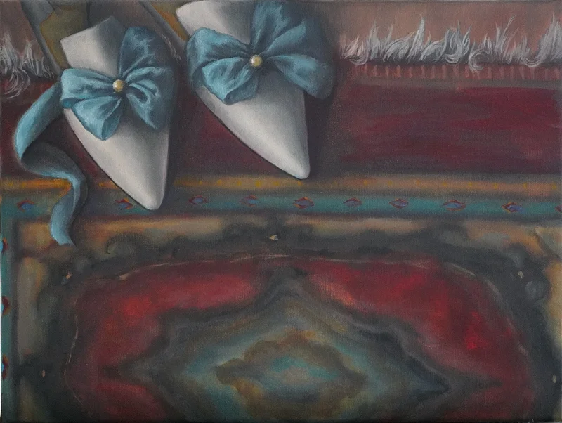Oljemålning Innan avfärden av Patritsiia Tatsii