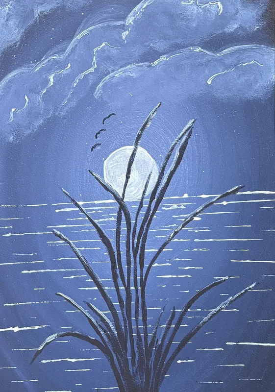 Akrylmålning Frost av Ann-Christin (Acmpainting) Martinsson