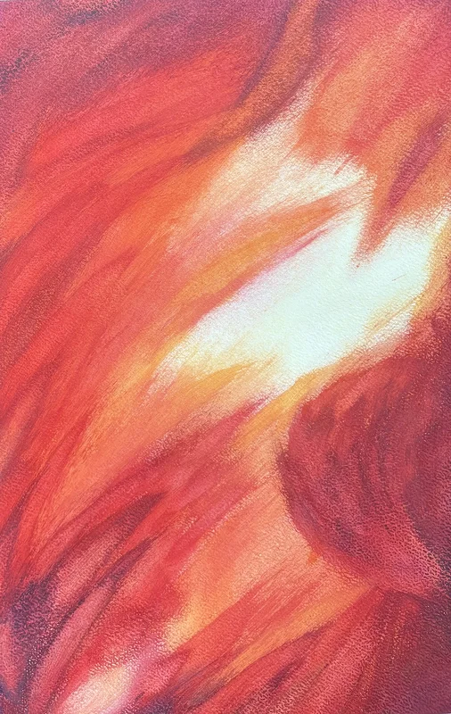 Akrylmålning Räven av Ann-Christin (Acmpainting) Martinsson