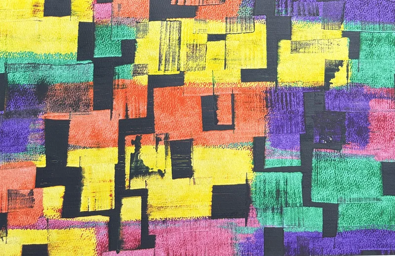 Akrylmålning Vägvisare av Ann-Christin (Acmpainting) Martinsson