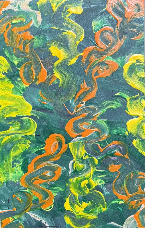 Akrylmålning Färgklicken av Ann-Christin (Acmpainting) Martinsson