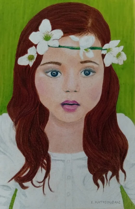 "Girl in Spring" av Eirini Mathioudaki