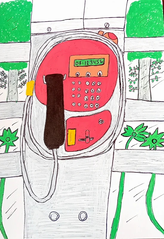 Telefonautomat av Lasse Algemo