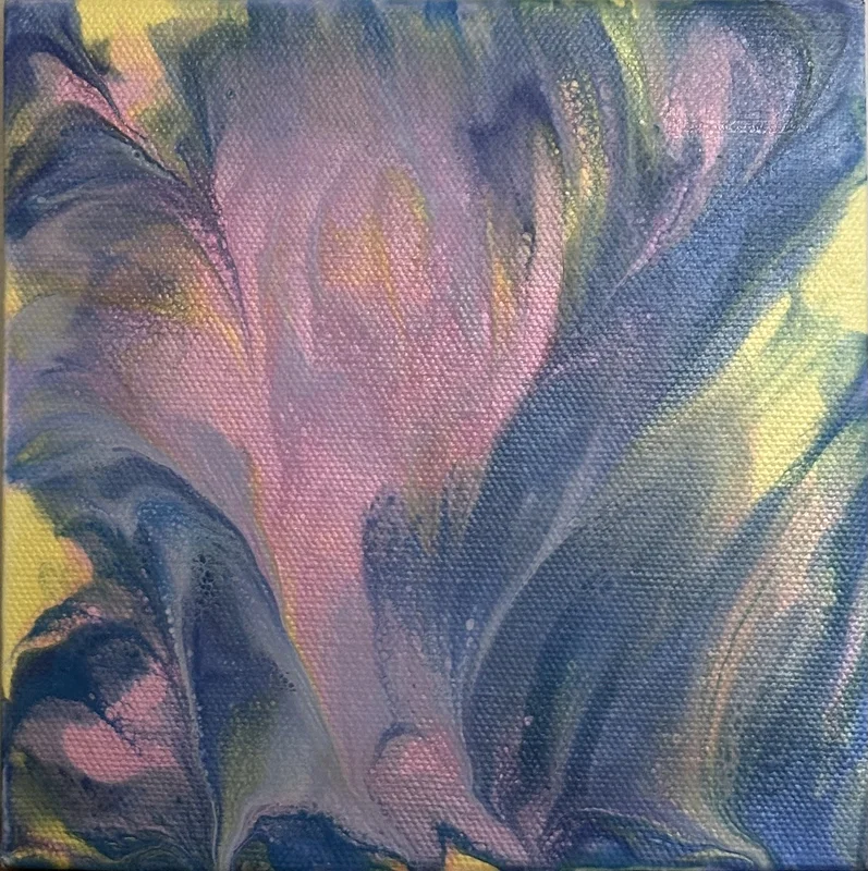 Akrylmålning Tulpanen av Ann-Christin (Acmpainting) Martinsson