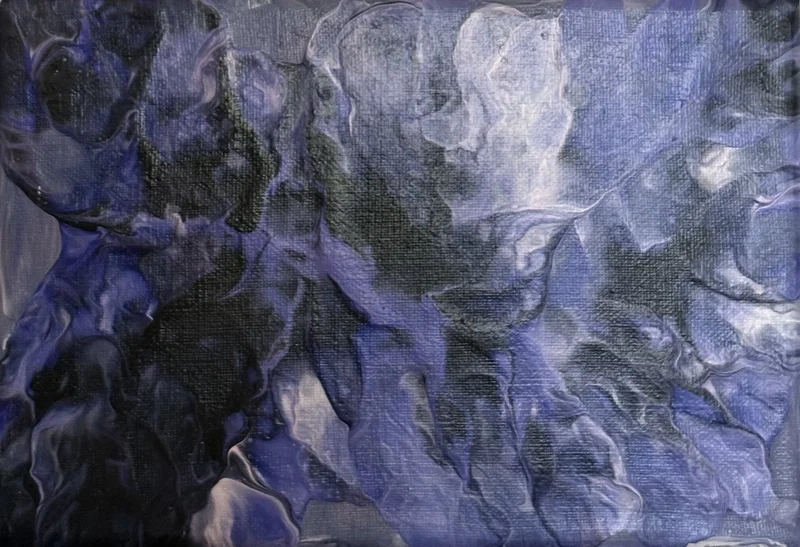 Akrylmålning Samurajen av Ann-Christin (Acmpainting) Martinsson