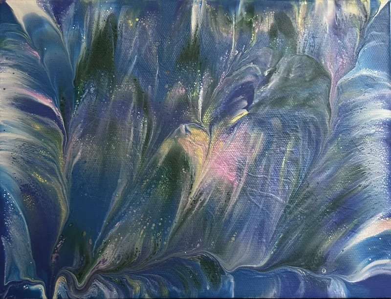 Akrylmålning Vågen av Ann-Christin (Acmpainting) Martinsson