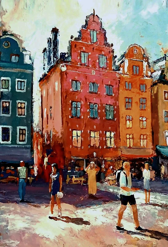 Oljemålning av Dimitri Zukov