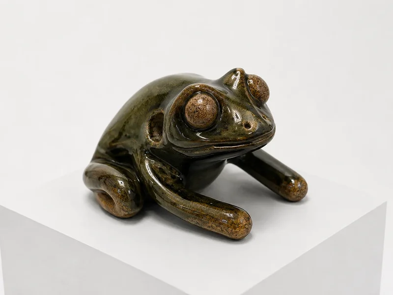Skulptur Frog av Montes De Oca