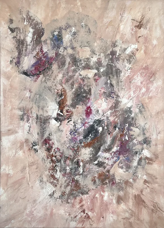 Akrylmålning "Hjärta" - SOLD av Martin Nicholas Moberg