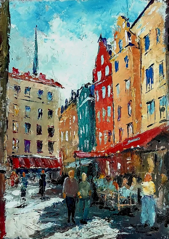Oljemålning av Dimitri Zukov