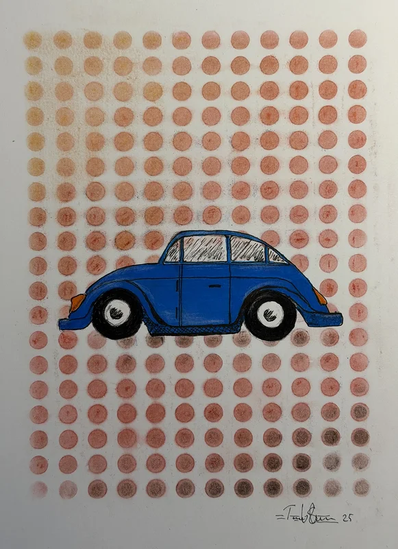 Das auto blå av Tord Stenson