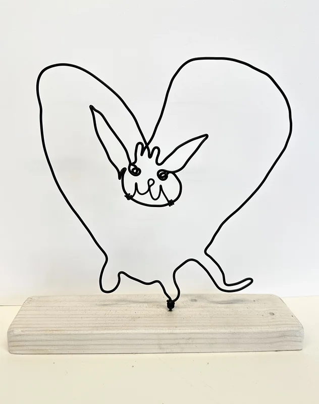Skulptur Katten I av Sven Teglund