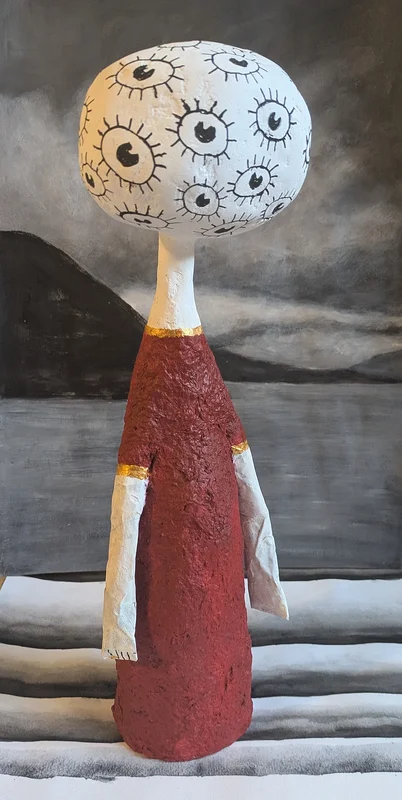 Skulptur Jag ser dig av Ingrid Astbo