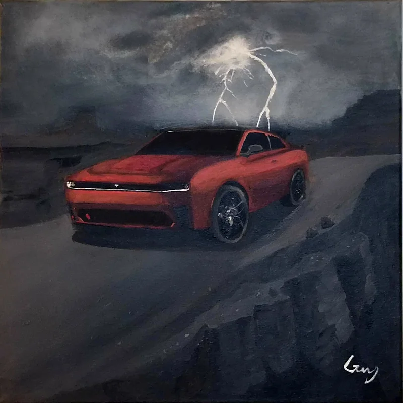 Akrylmålning Not charger av Grigoriy Kristensen