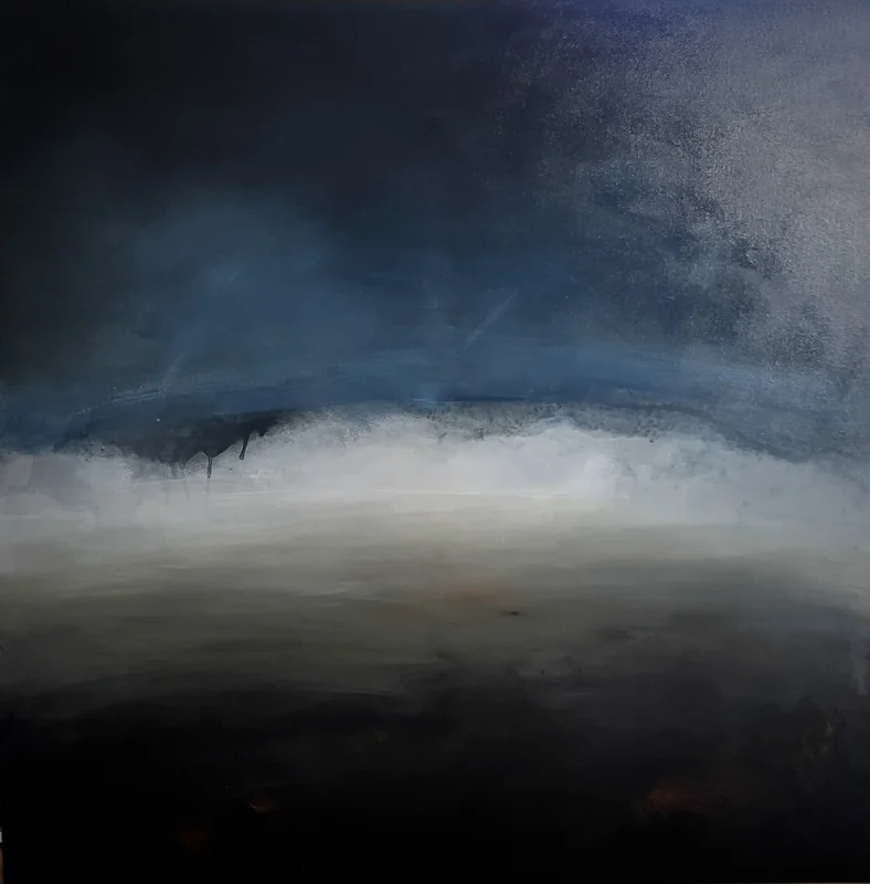 Akrylmålning The Gathering Storm av Anna Artistockholm Brandt