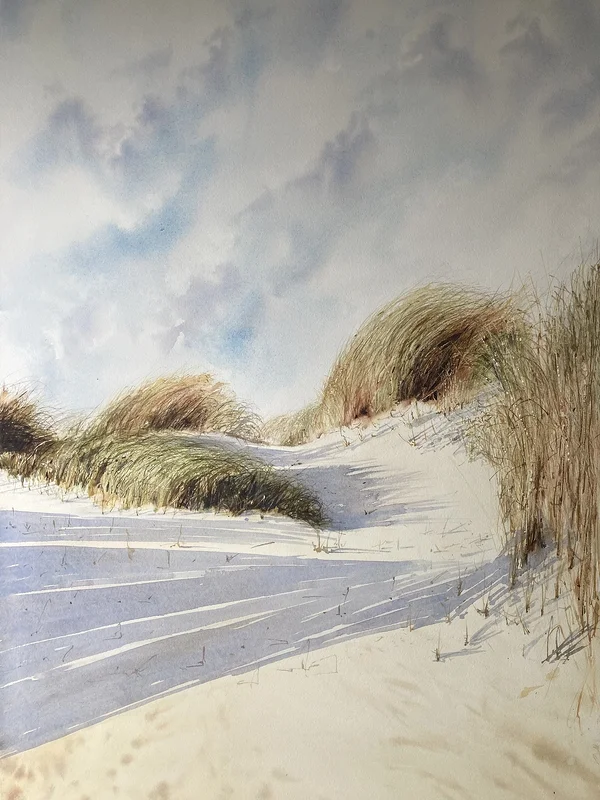 Akvarell Mot havet ll av Gabriela Mayoral
