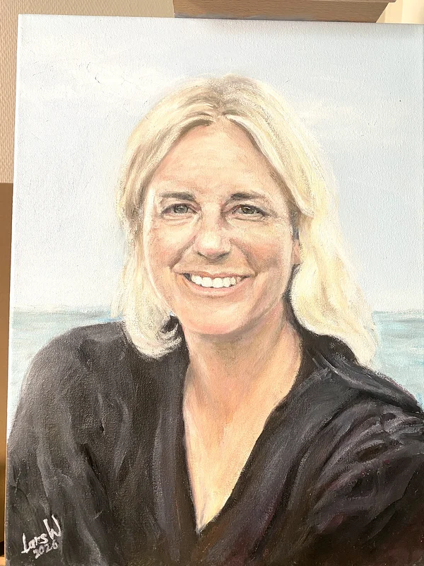 Oljemålning Kajsa av Lars Wedholm