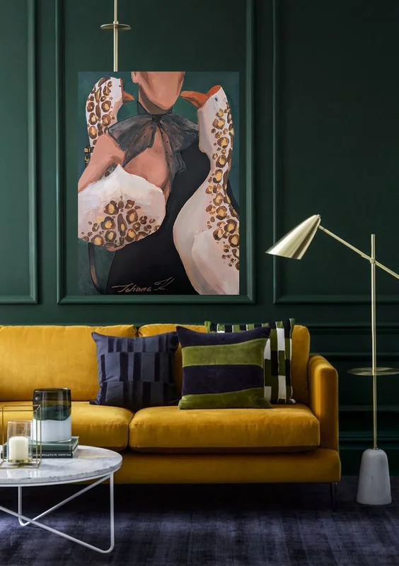 Akrylmålning Gucci bag av Tetiana K